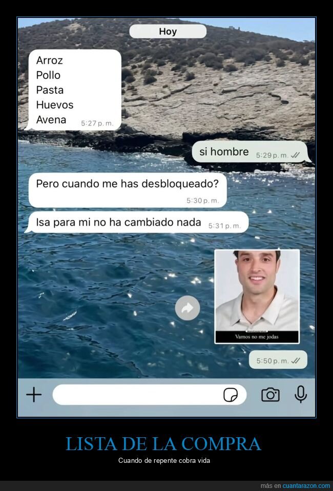 lista de la compra,whatsapp,bloqueado