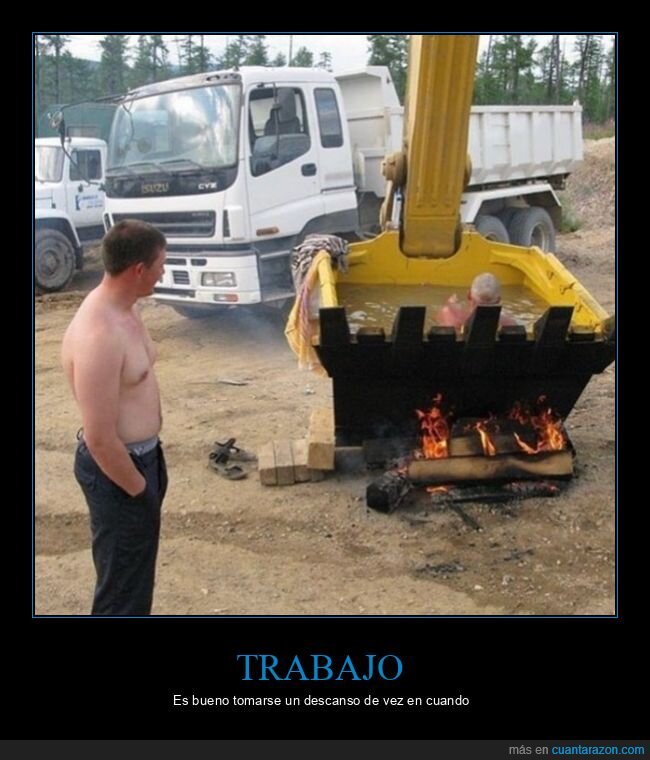 bañándose,excavadora,wtf