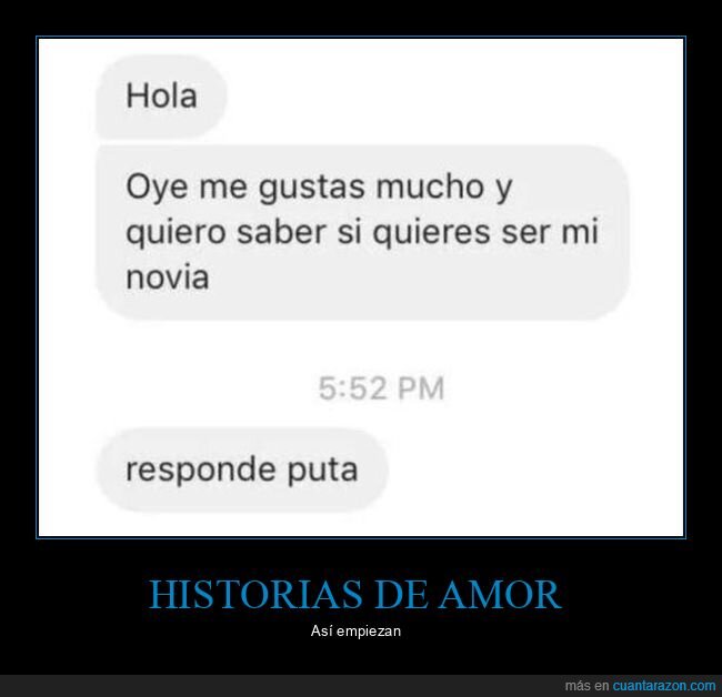 gustar,novia,responder