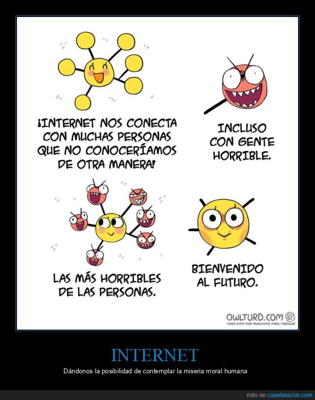 conectar,gente horrible,internet