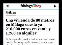 Enlace a Imposible vivir en Málaga