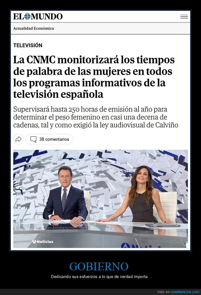 cnmc,tiempos,mujeres,televisión