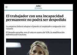 Enlace a Ya no se podrá despedir por tener la incapacidad