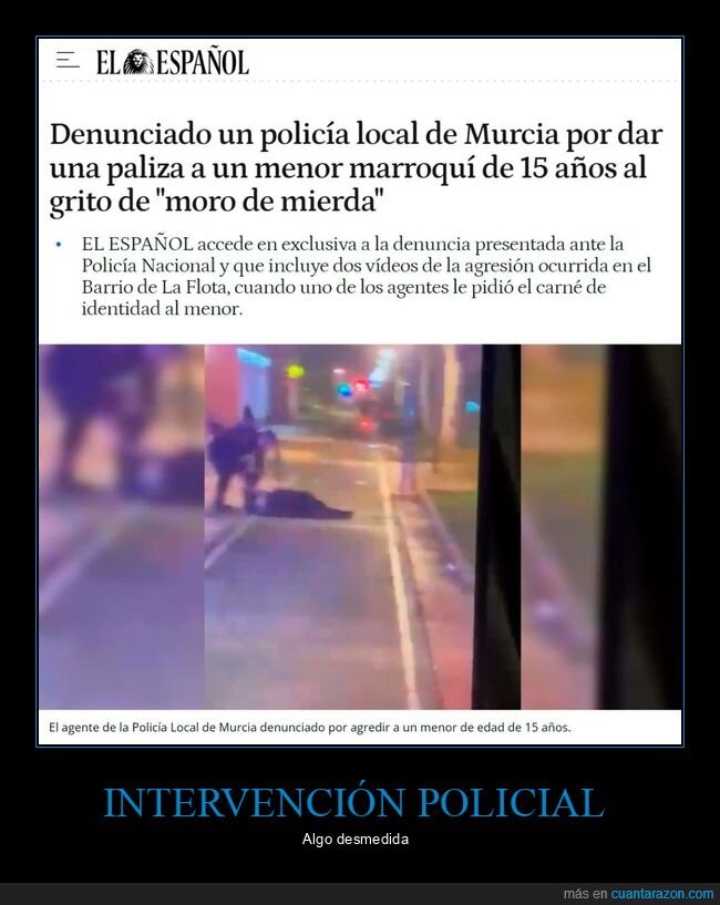 policía,paliza,menor