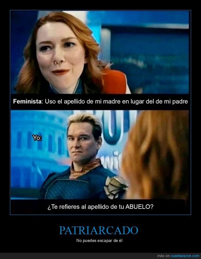feminista,apellido,madre,abuelo