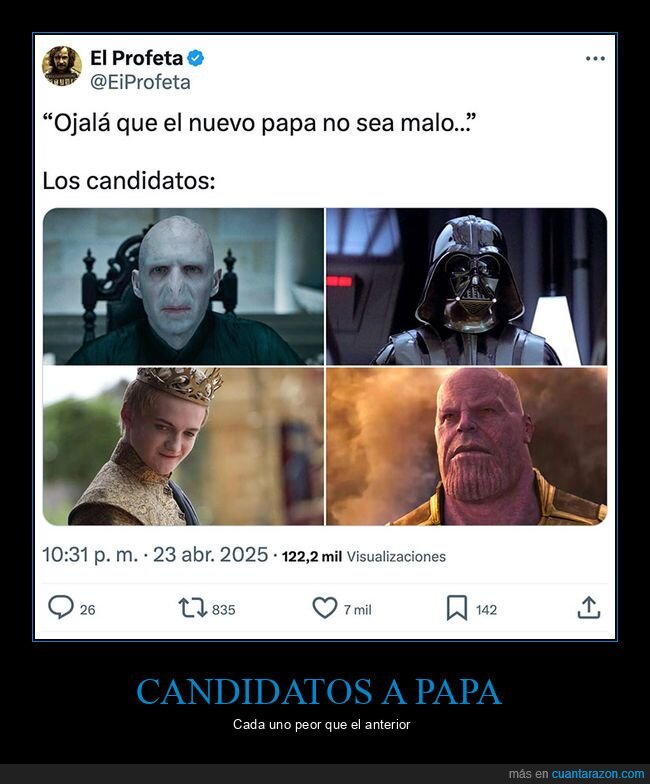 candidatos,papa