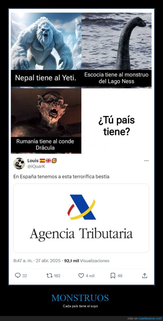 minstruos,países,hacienda