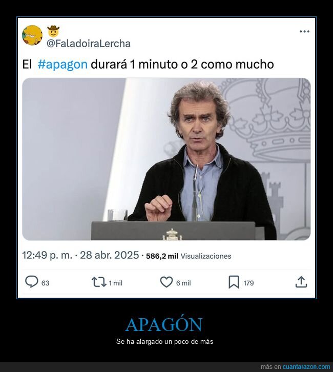 apagón,fernando simón