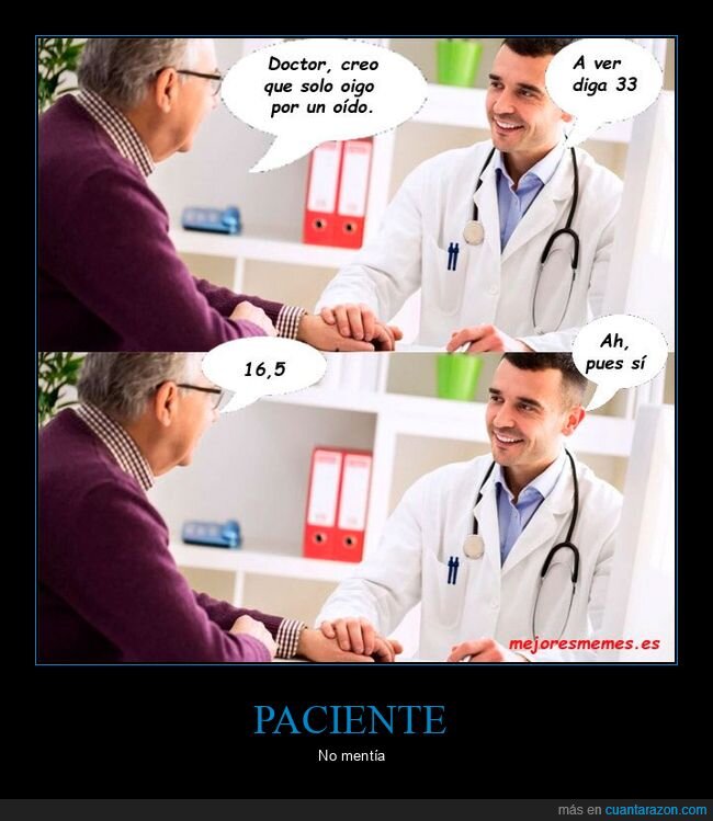 médico,oír,oído