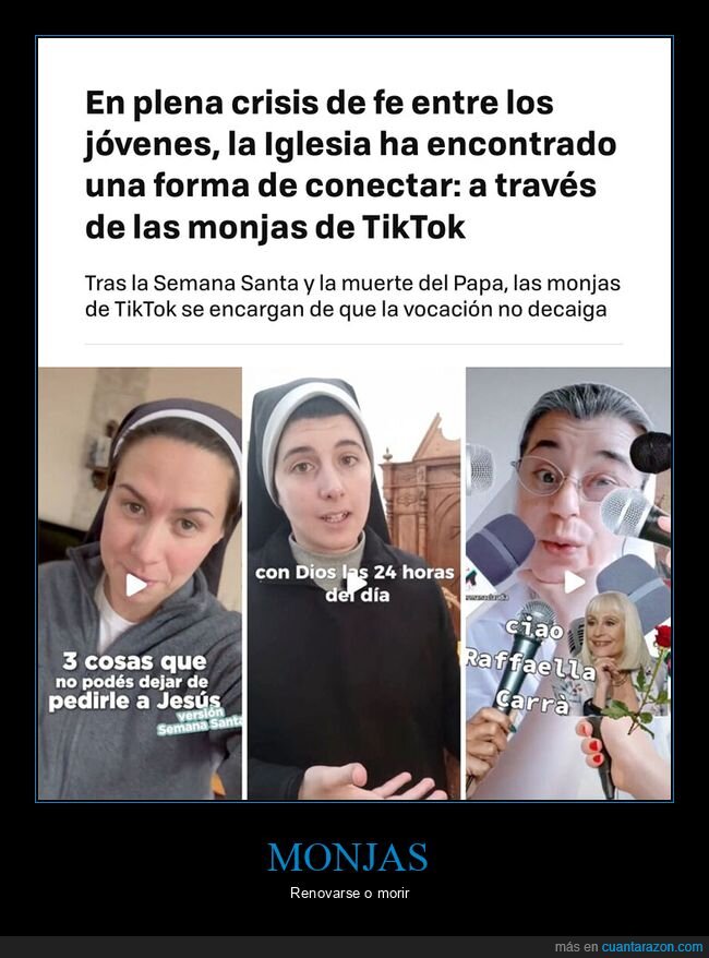 monjas,tiktok