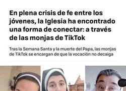 Enlace a Monjas tiktokers