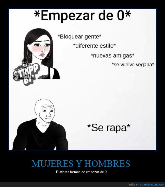 empezar de 0,raparse