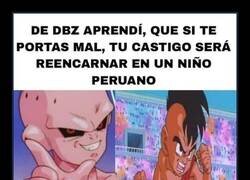 Enlace a Las enseñanzas de Dragon ball