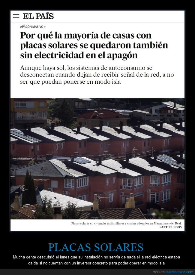 placas solares,apagón