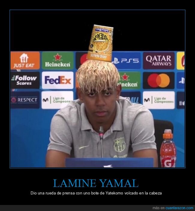 lamine yamal,yatekomo,pelo