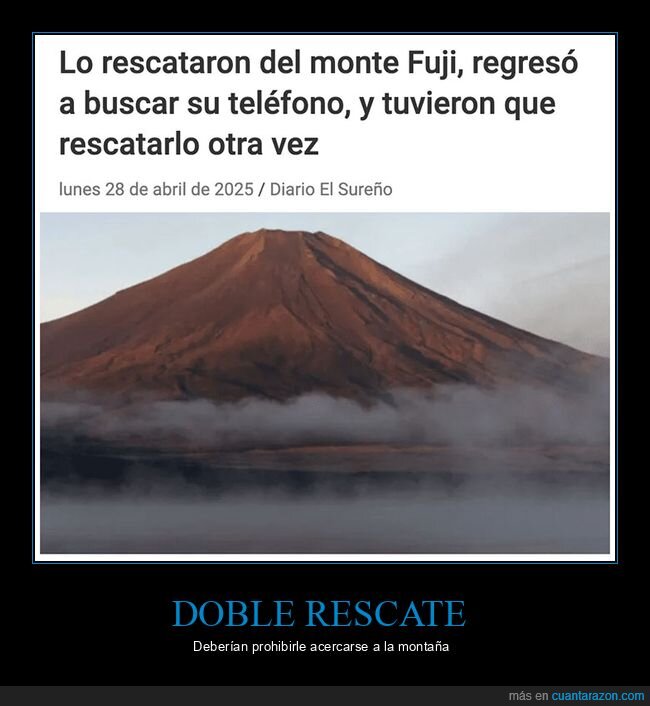 monte fuji,móvil,rescate