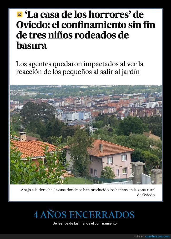 casa de los horrores,niños,confinamiento