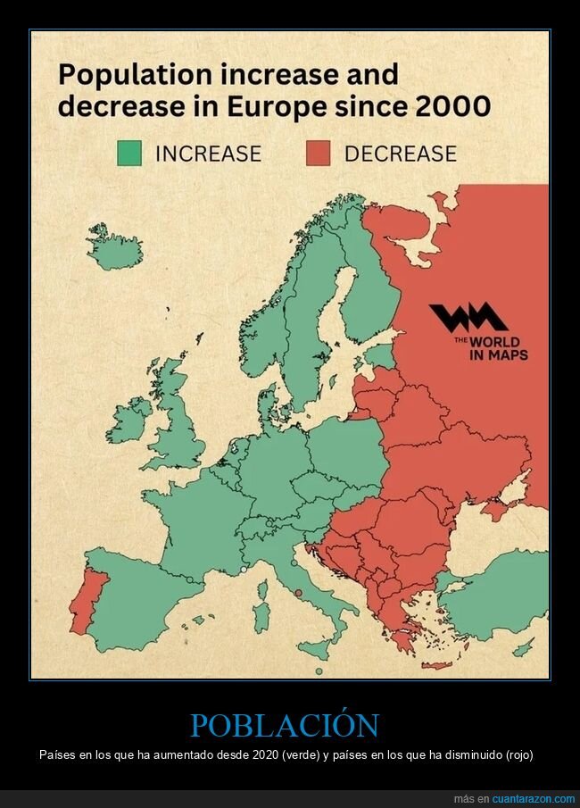 poblaci&oacute;n,aumentar,disminuir,pa&iacute;ses,mapas