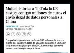 Enlace a Multa millonaria a TikTok