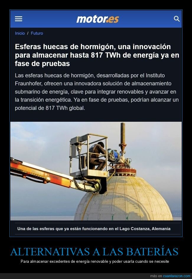 eferas huecas de hormigón,almacenar,energía