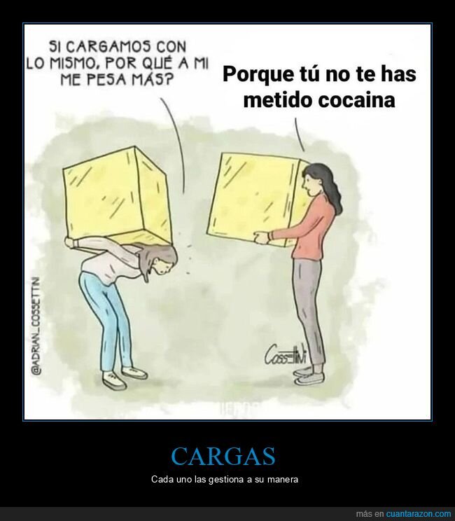 cargar,coca,pesar
