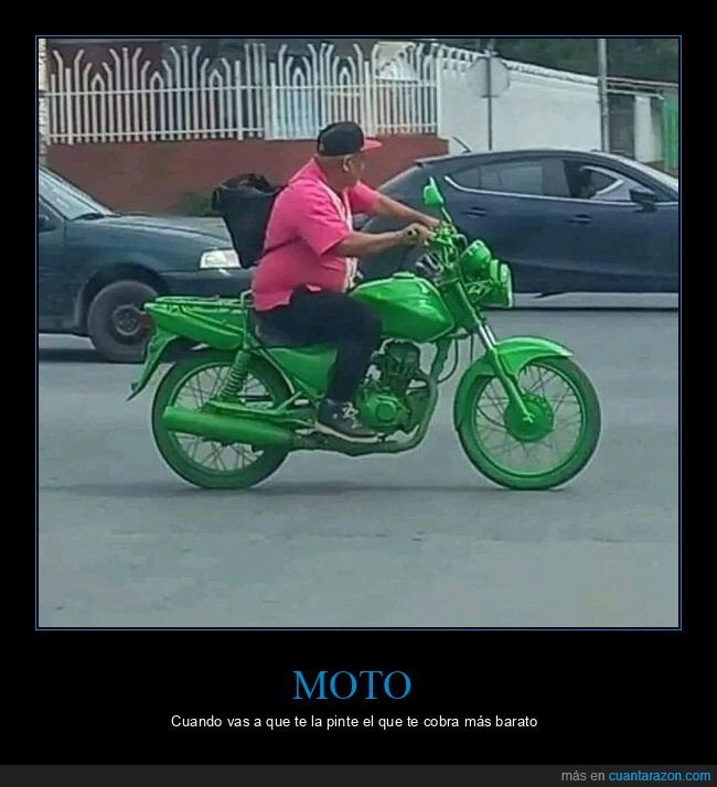 motos,pintura,verde