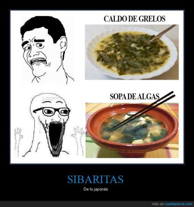 grelos,algas,wakame,japonés,japón,sibarita