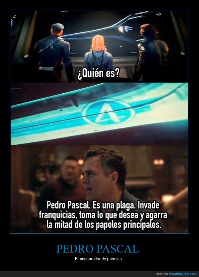 pedro pascal,papeles