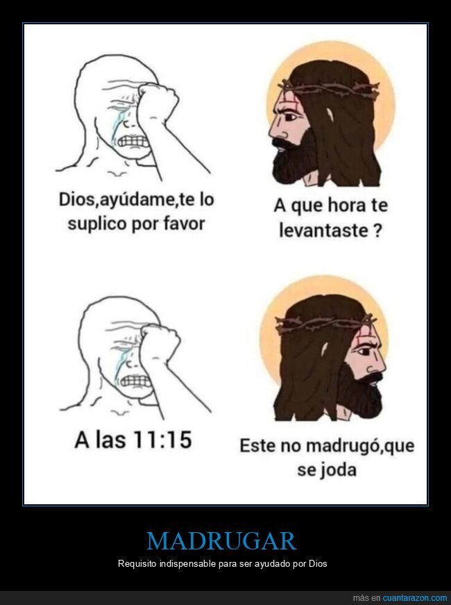 dios,ayudar,madrugar