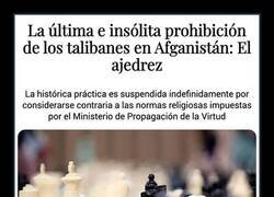 Enlace a Una prohibición más en Afganistán