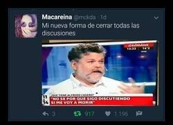Enlace a Cansado de discutir