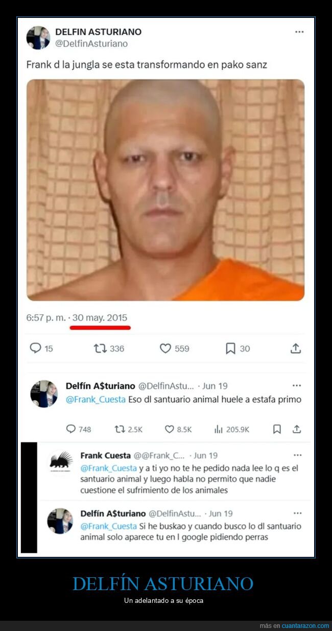 delfín asturiano,frank cuesta