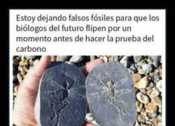 Enlace a Dejando falsos fósiles