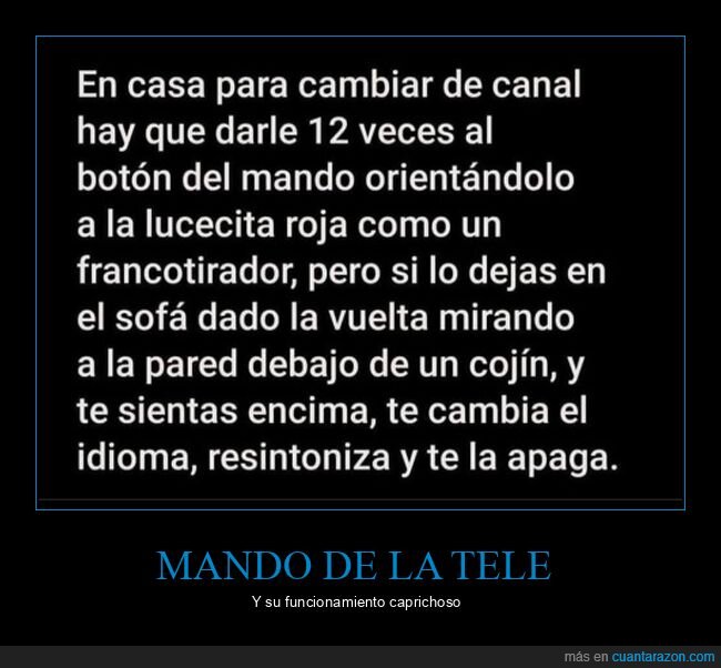 mando,televisión,sentarse