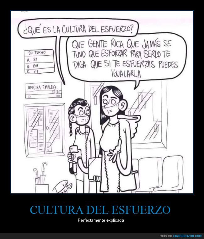 cultura del esfuerzo,ricos,esforzarse