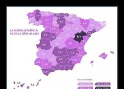 Enlace a Media de relaciones mensuales por provincias