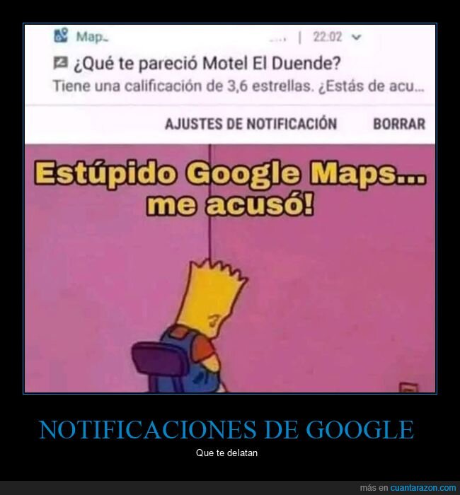 notificación,google,motel