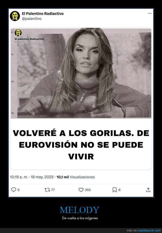 eurovisión,gorilas,melody