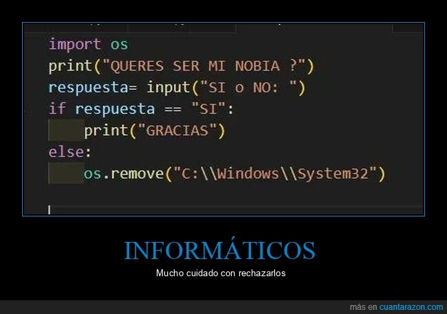 script,novia,borrar,sistema operativo