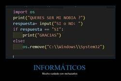 Enlace a Declaración de un informático