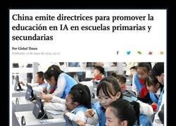 Enlace a En China ya están preparando a las nuevas generaciones para lo que se viene