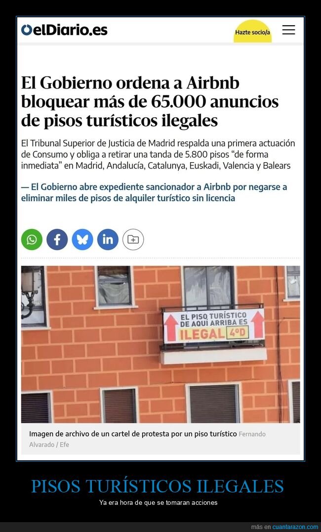 pisos turísticos,ilegales,airbnb