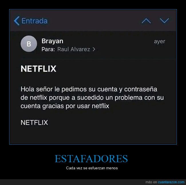 estafa,netflix