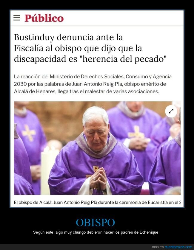 obispo,discapacidad,pecado