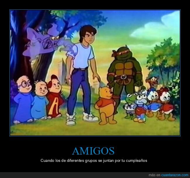 amigos,cumpleaños