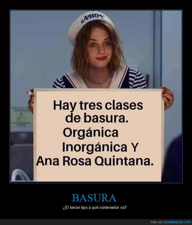 basura,ana rosa quintana