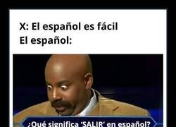 Enlace a Extranjeros intentando aprender español