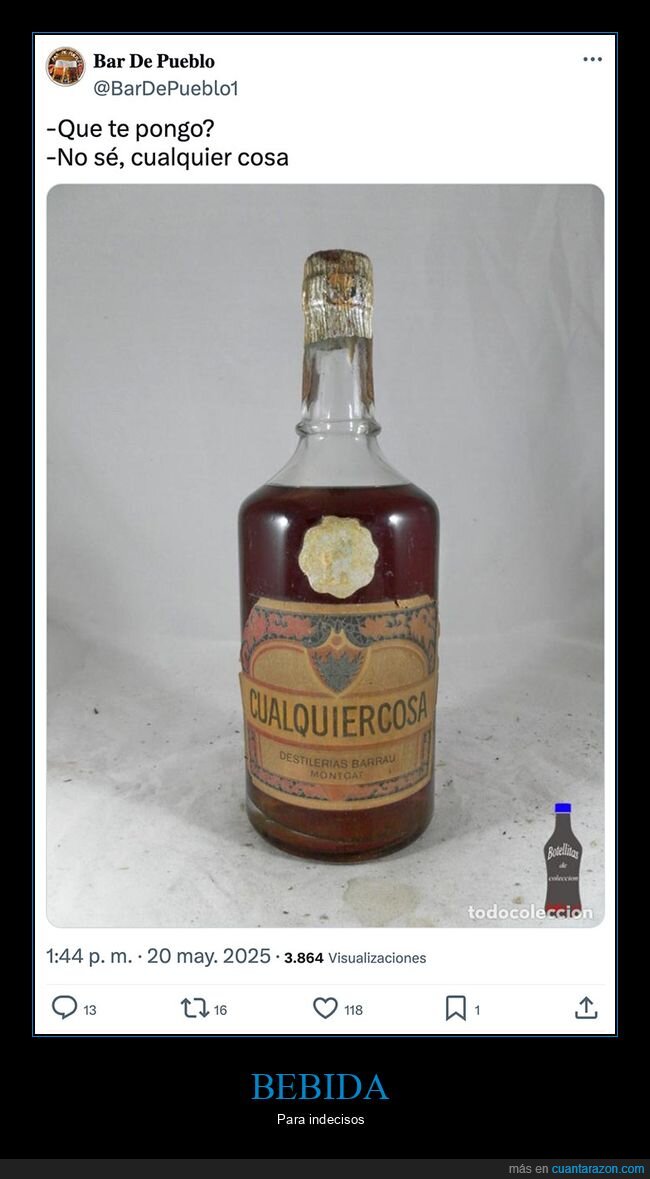 bebida,cualquier cosa,nombres