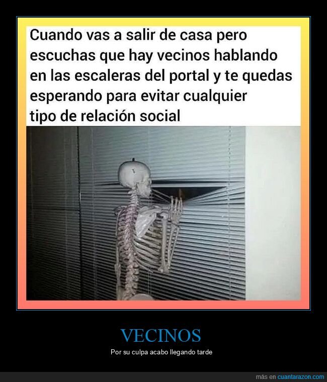 salir,casa,vecinos,esperar