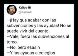 Enlace a Las subvenciones de las que nunca se quejan